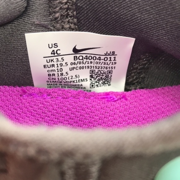 NIKE RT PRESTO  Gray and Teal Toddler Tennis Shoes SZ 4C - Picture 9 of 9